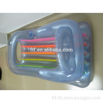 Custom Hot Sale Most Popular Colorful Air Mattress,Water Inflatable Floating Row